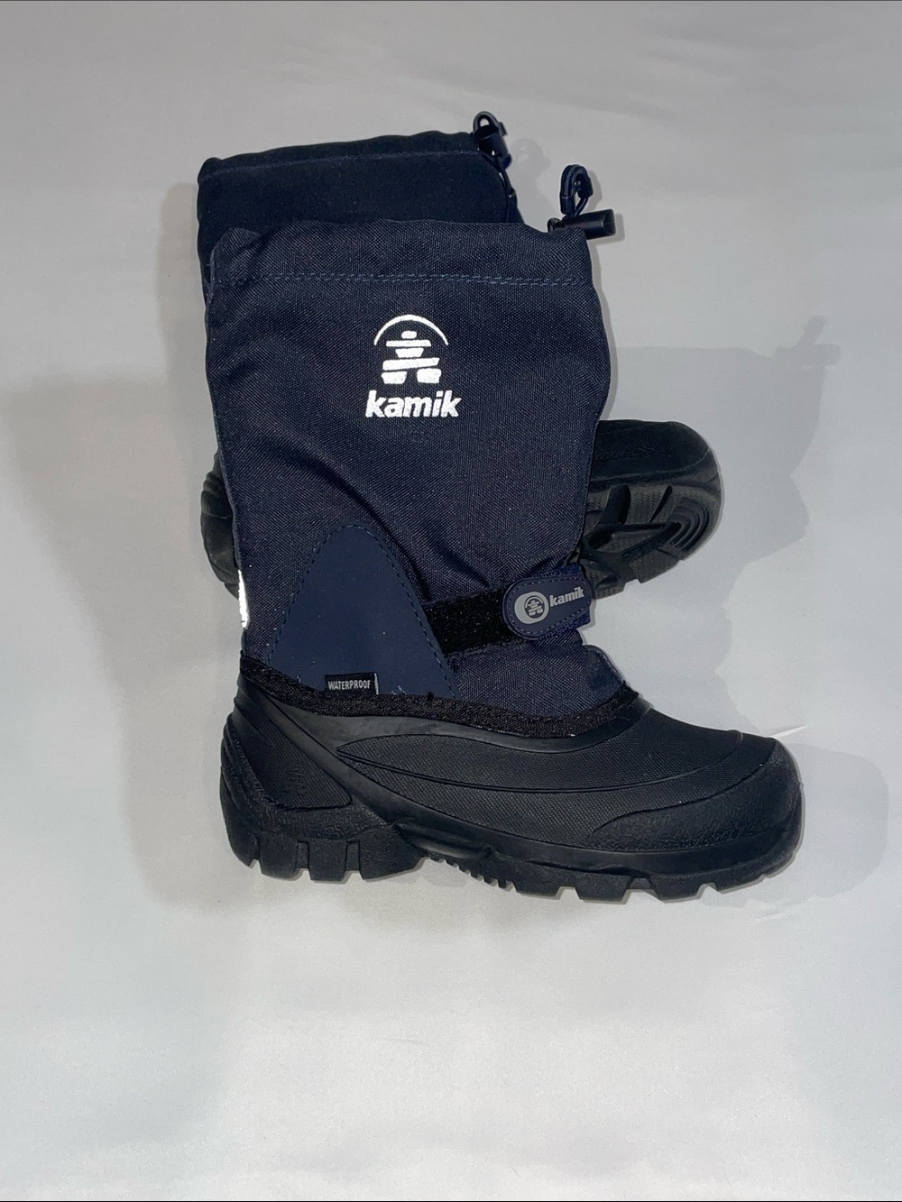 Kamik Kids Navy and Black Snow Boots
